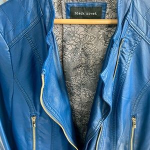 Electric blue jacket